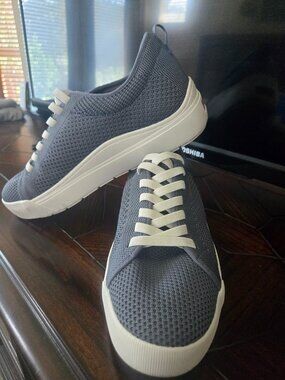 Dr. Scholl's Shoes Women's Time Off Knit Lace Up Sneaker 11